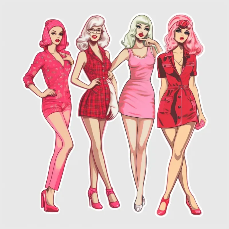 Barbie Stickers