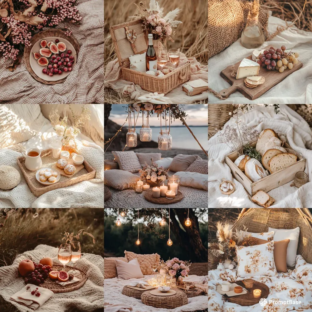 Boho Picnic Photographs