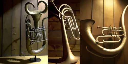 Crazy Horned Musical Instruments  generated by dalle