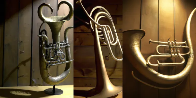 Crazy Horned Musical Instruments  generated by undefined
