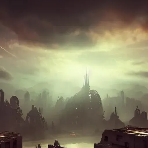 Sci-fi Space Landscapes