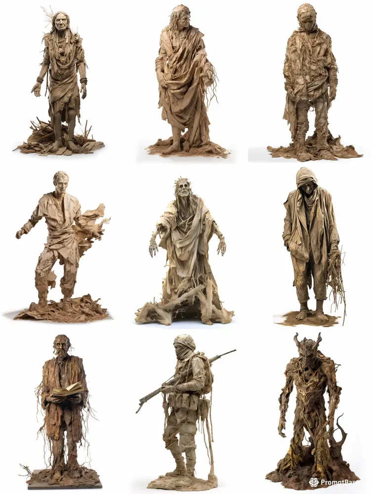 Povera Statues