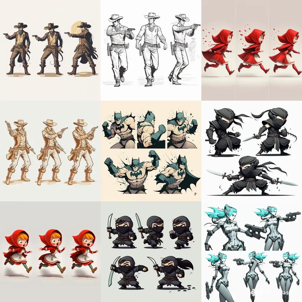 Same Characters Action Sequences