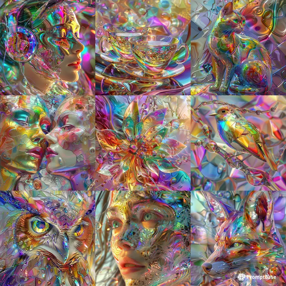 Kaleidoglass Opalesque Art