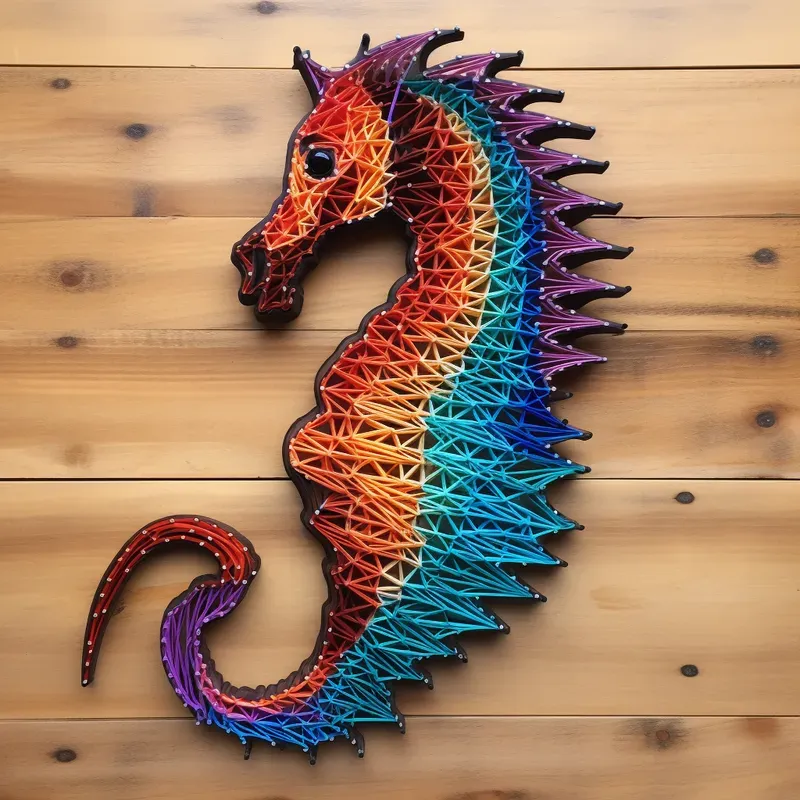 Make It In String Art Style