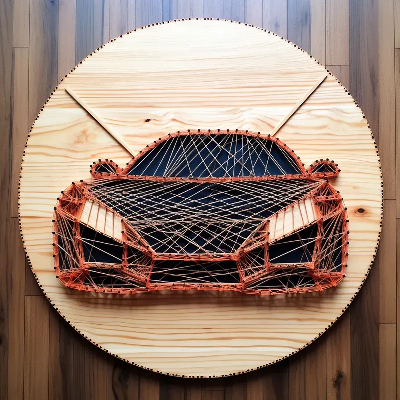 Make It In String Art Style