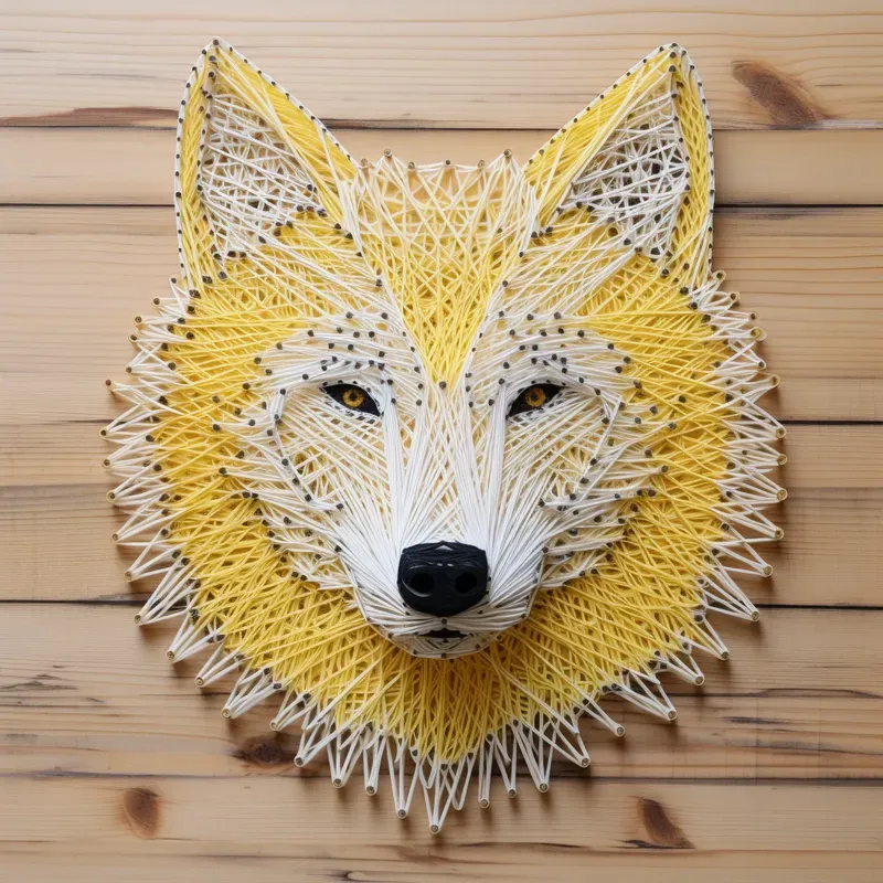 Make It In String Art Style