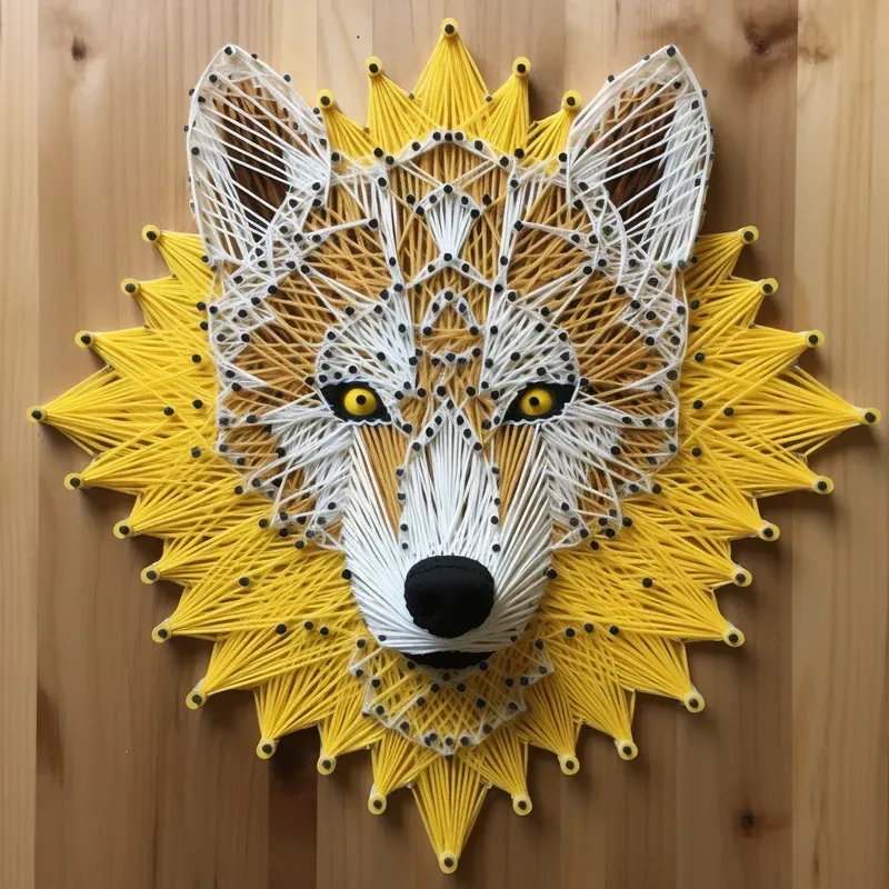 Make It In String Art Style