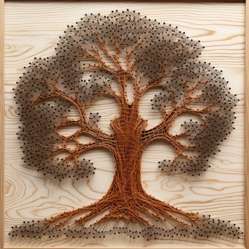 Make It In String Art Style