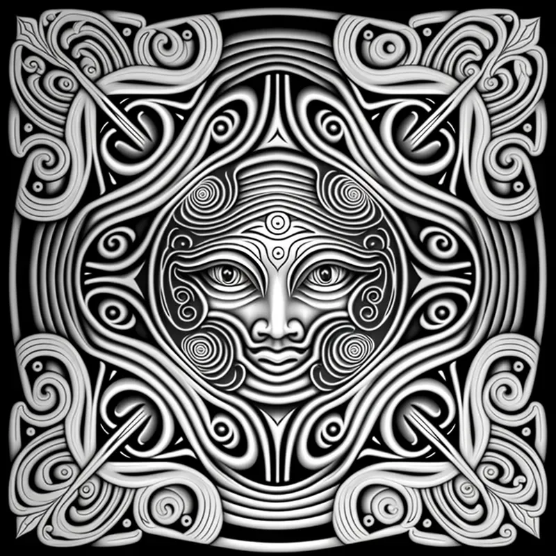 Geometric Pattern Coloring Pages
