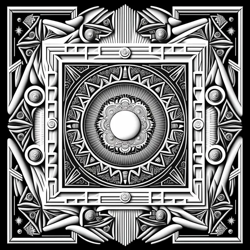 Geometric Pattern Coloring Pages