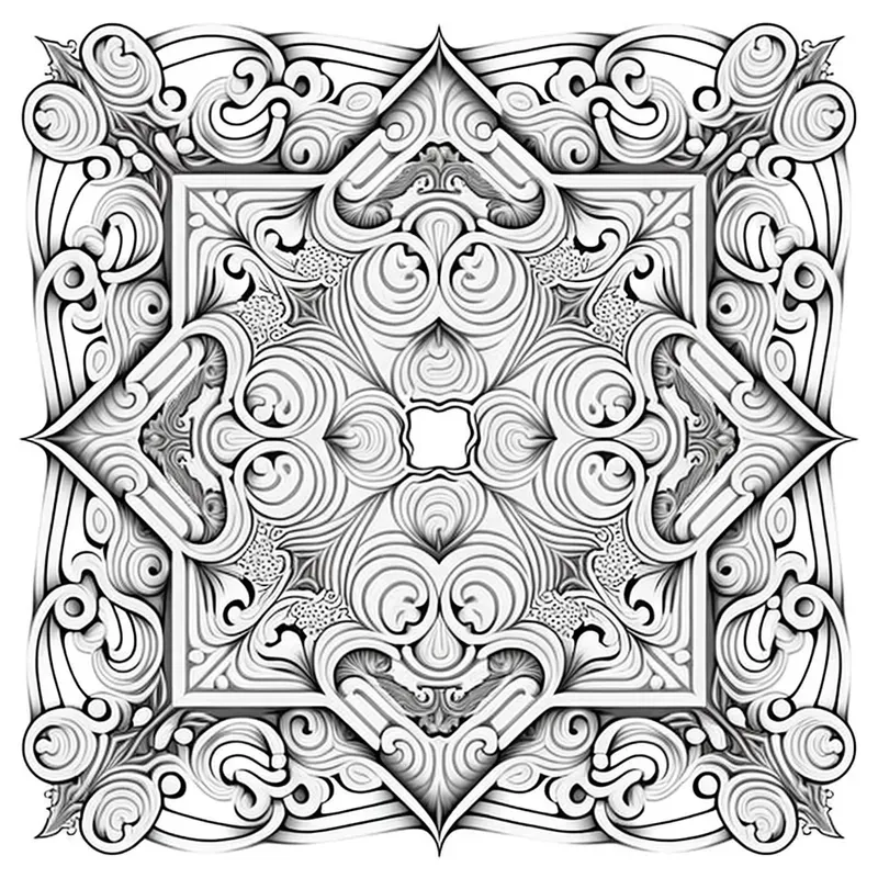 Geometric Pattern Coloring Pages
