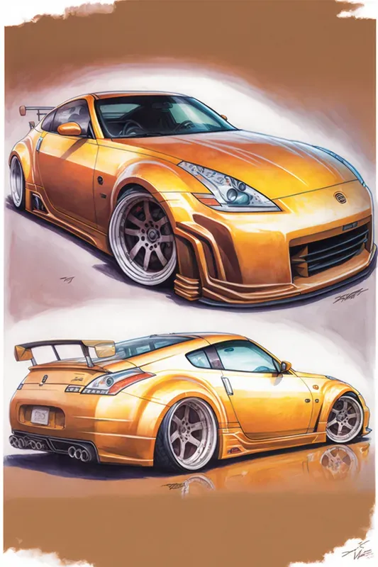 Stylized Colored Pencil Art