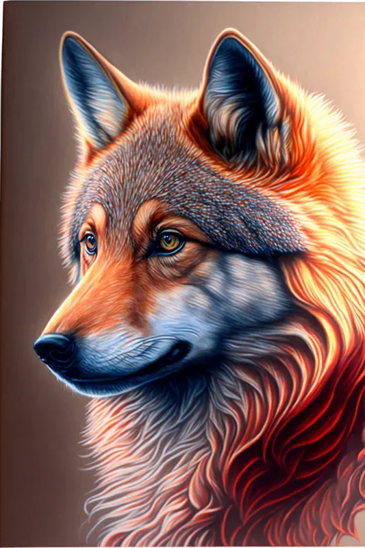 Stylized Colored Pencil Art