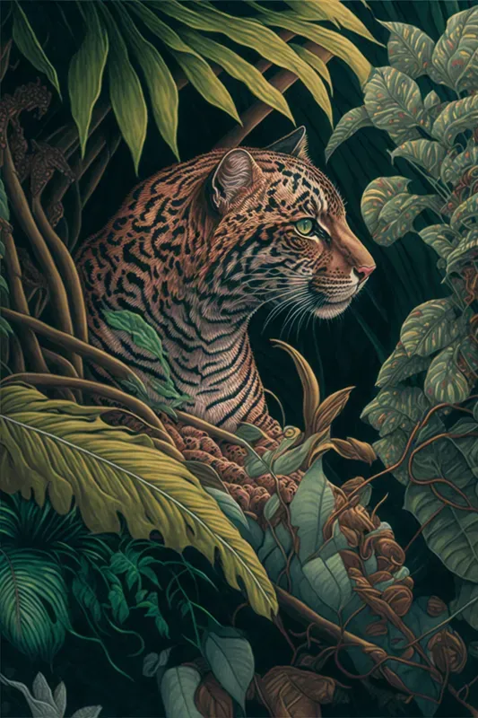 Stylized Colored Pencil Art
