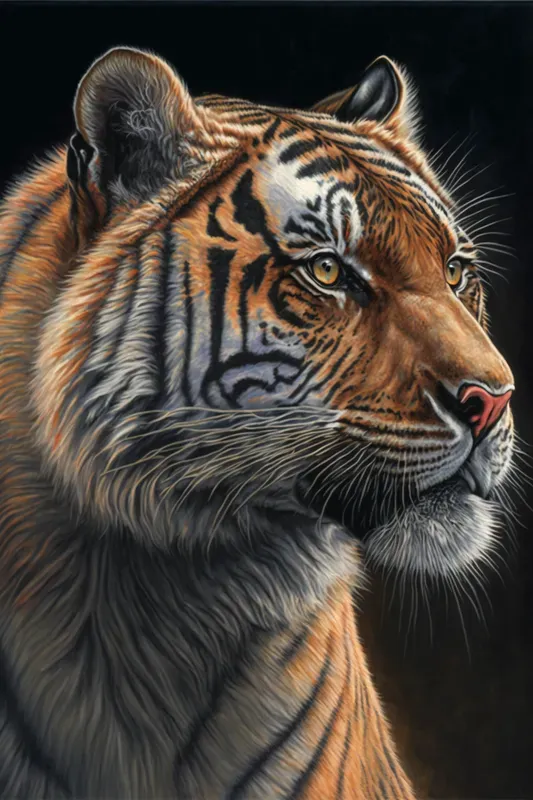 Stylized Colored Pencil Art
