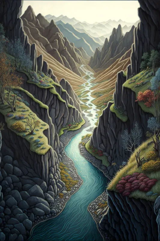 Stylized Colored Pencil Art