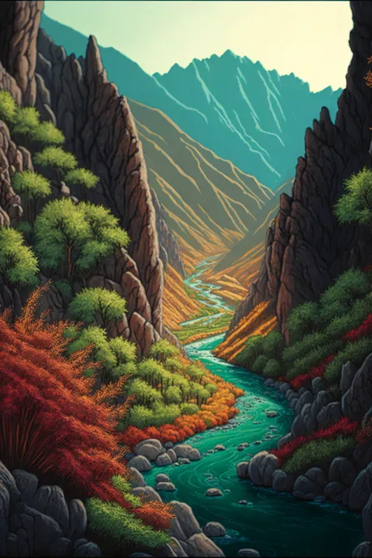 Stylized Colored Pencil Art