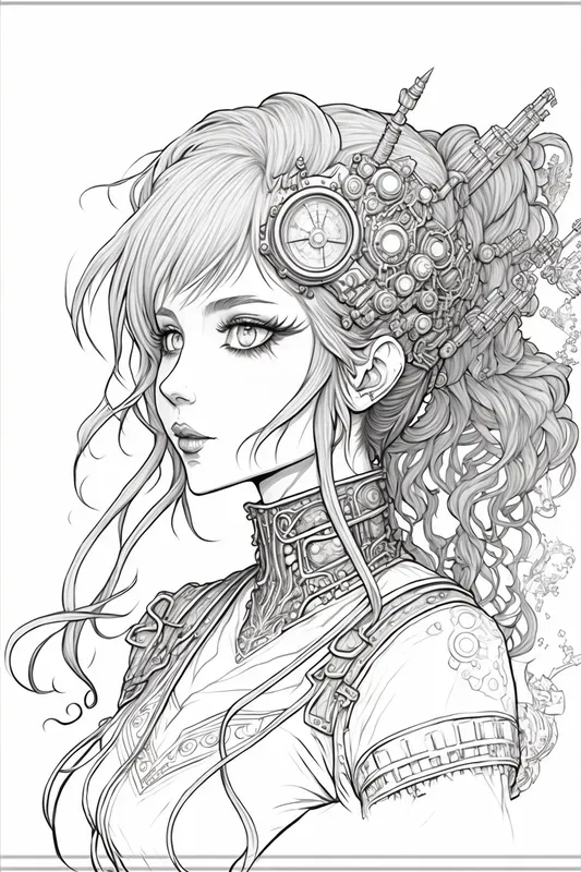 Stunning Ladies - Coloring Pages