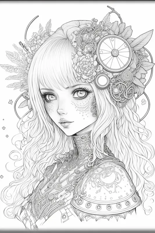 Stunning Ladies - Coloring Pages
