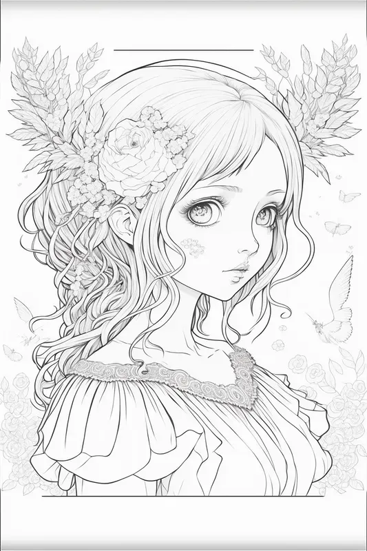 Stunning Ladies - Coloring Pages