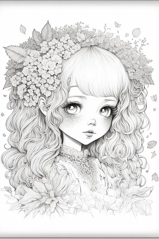 Stunning Ladies - Coloring Pages