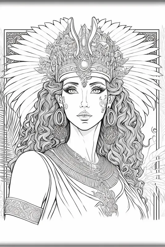 Stunning Ladies - Coloring Pages