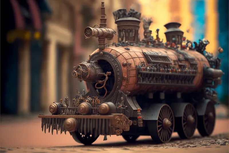Detailed Miniature Scenes