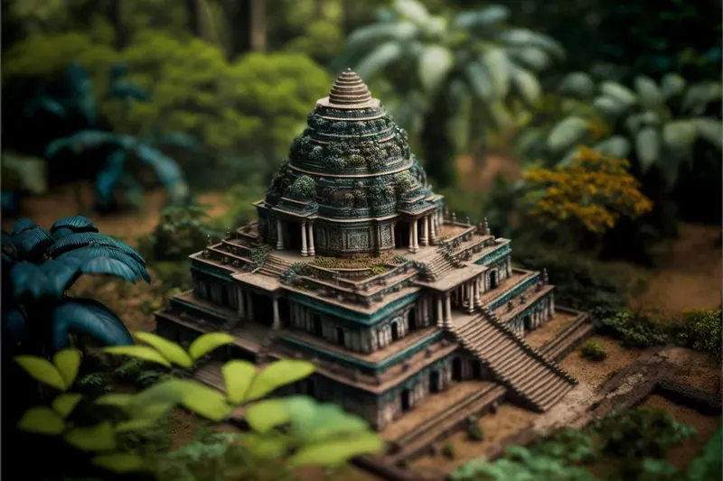 Detailed Miniature Scenes