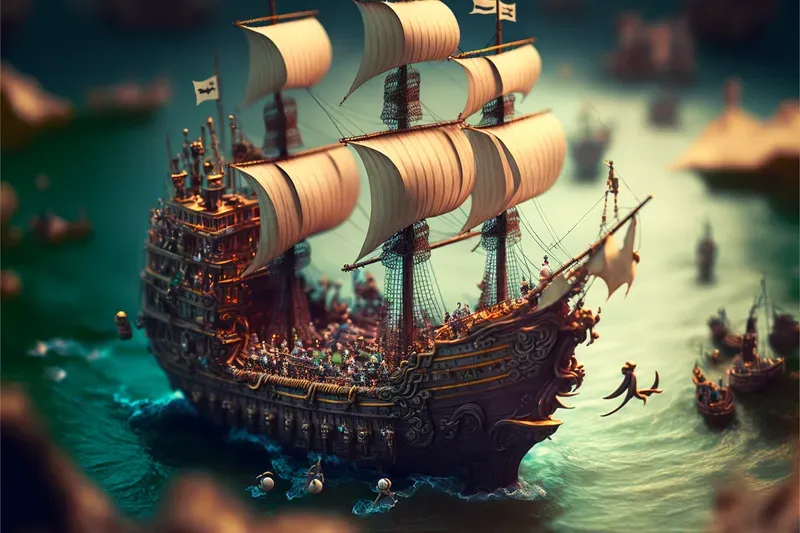 Detailed Miniature Scenes
