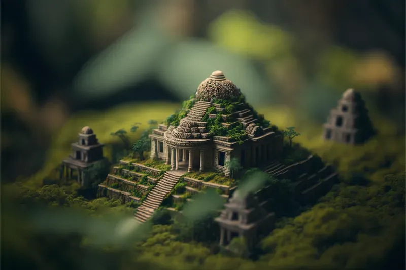 Detailed Miniature Scenes
