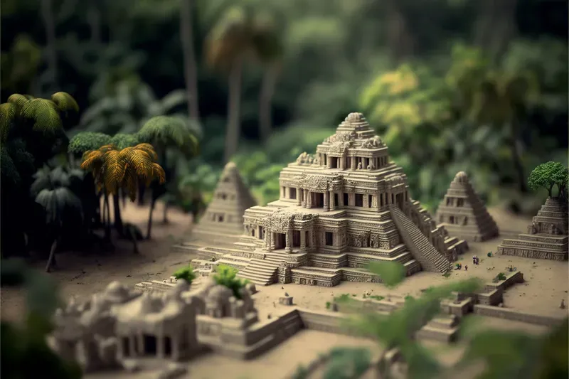 Detailed Miniature Scenes