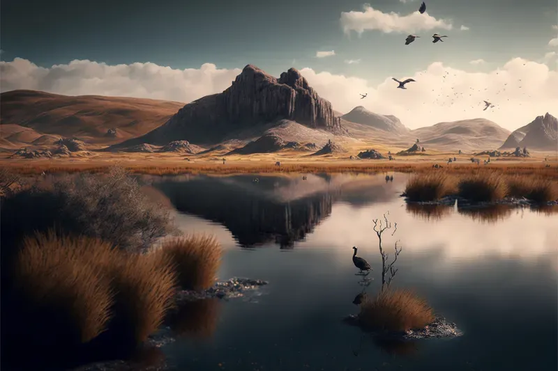 Dramatic Landscape Scene Photographs