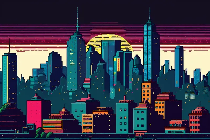 8 Bit Landscapes