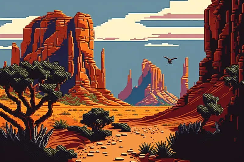 8 Bit Landscapes