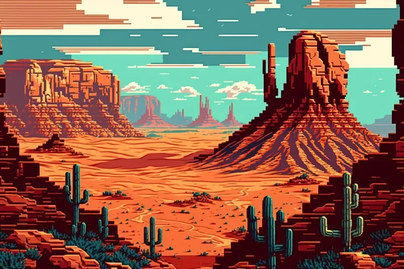 8 Bit Landscapes