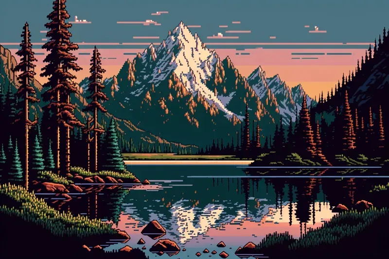 8 Bit Landscapes