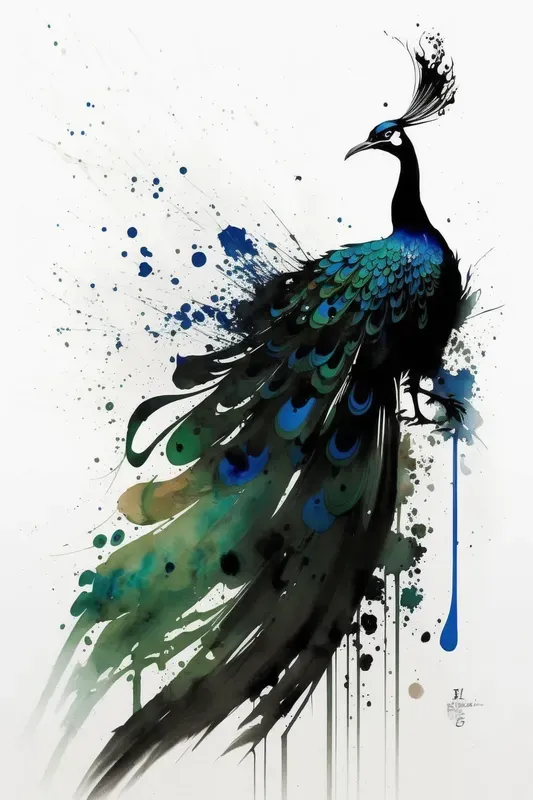 Chinese Ink Brush Paintings