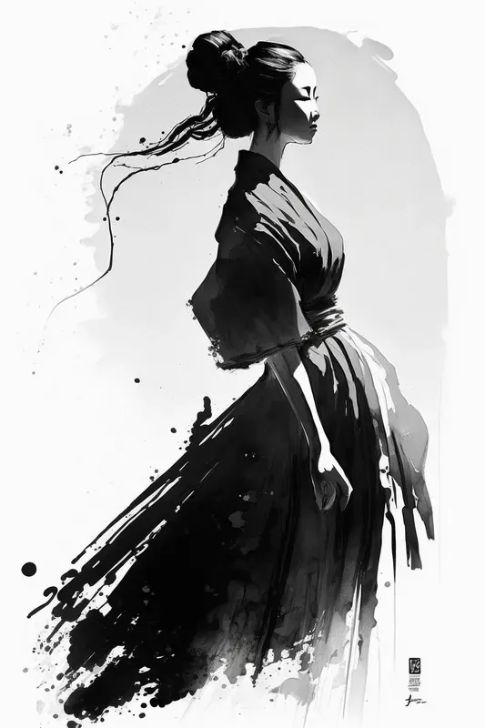 Chinese Ink Brush Paintings