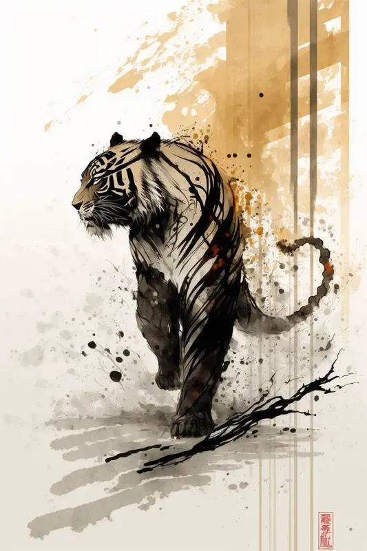 Chinese Ink Brush Paintings