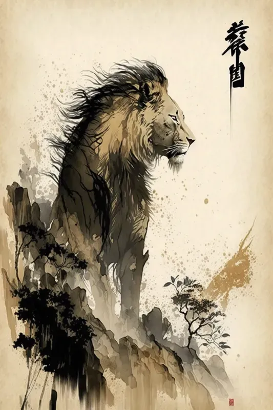 Chinese Ink Brush Paintings