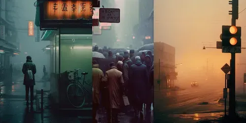 The Dark Dystopian Futures generated by midjourney