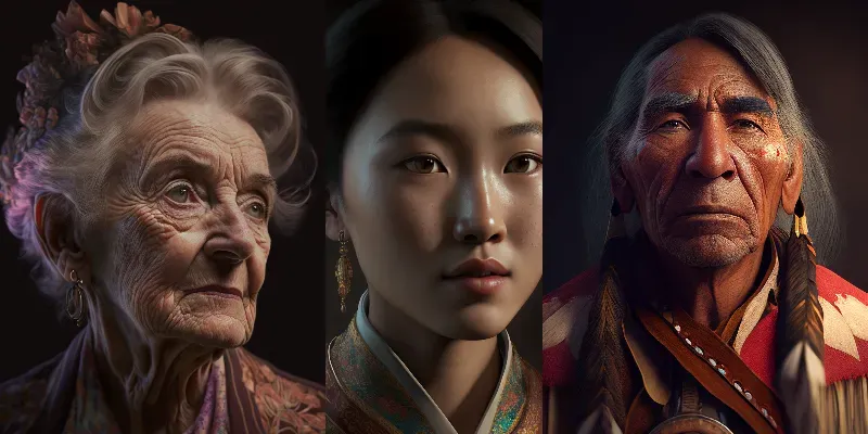 Realistic People generated by undefined