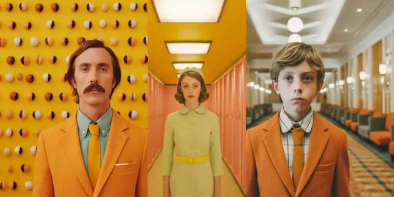 Wes Anderson Photography Portrait Midjourney Prompt PromptBase