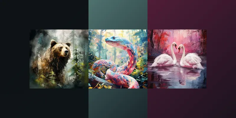 Realistic Animal Paintings generated by undefined