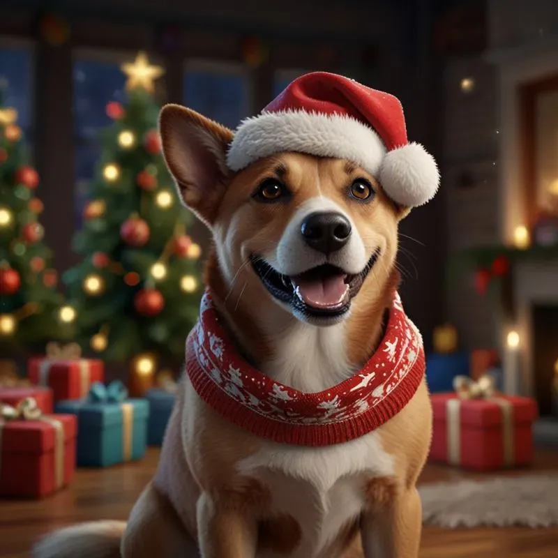 Festive 3D Pet Portraits