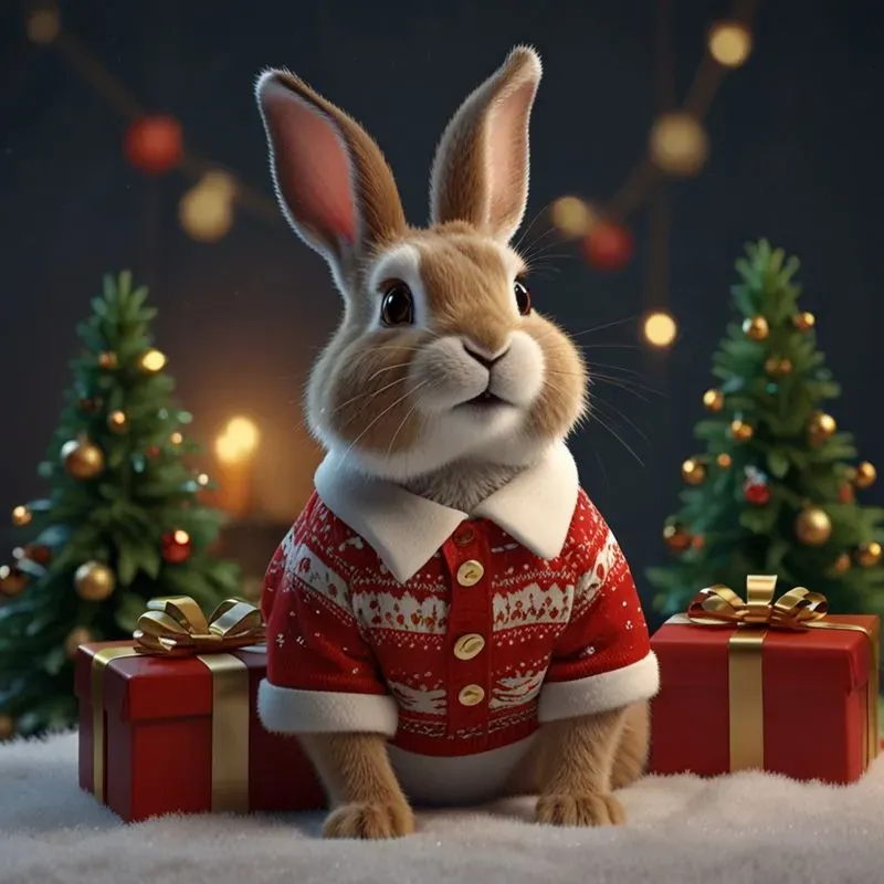 Festive 3D Pet Portraits