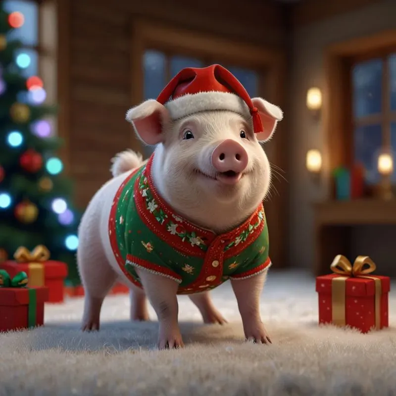 Festive 3D Pet Portraits