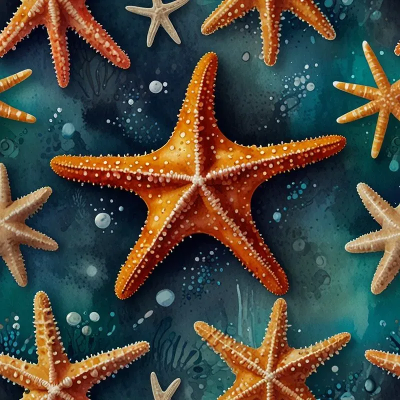 Sea Creature Watercolor Illustrations