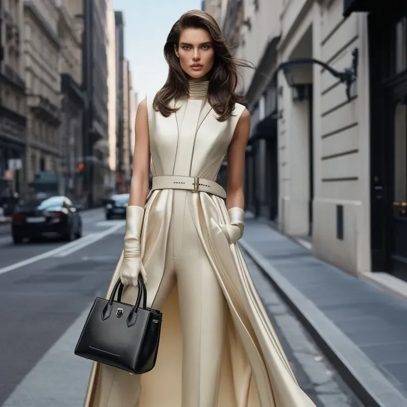 Model Poses For Stunning Commercial Ads